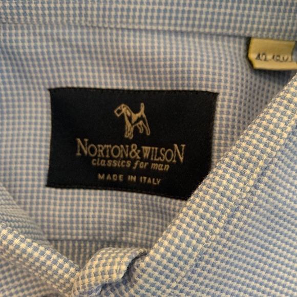 Norton & Wilson Men's long sleeves dress shirt - Picture 2 of 10